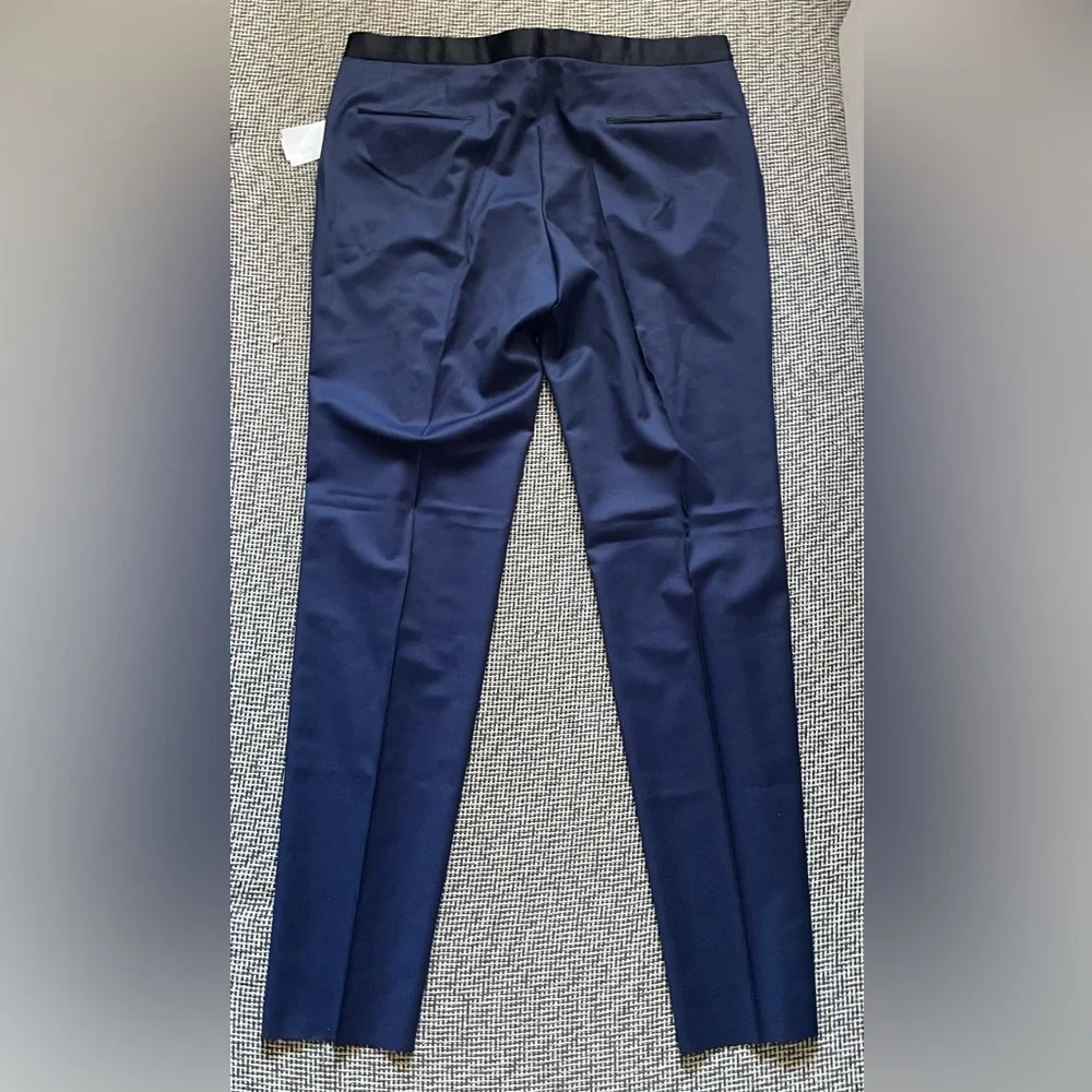 Hugo Boss Men's Deep Blue Dress Pants
